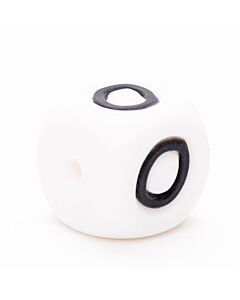 Durable siliconen letterkraal O 12mm.