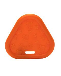 Durable triangel bijtring - oranje