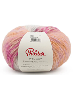 Phildar Phil Easy kleur Ecorce is een kleurrijke draad in prachtige tinten.