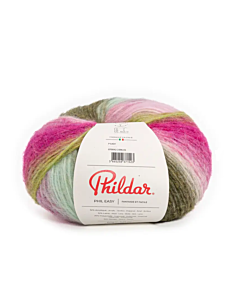 Phildar Phil Easy kleur Oree Des Bois (creme/groen/paars/roze)