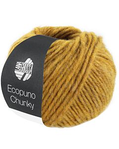 Ecopuno Chunky kleur 137 (pittige mosterd) van Lana Grossa