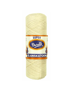 Durable Glanskatoen Nr.12 kl.9 White