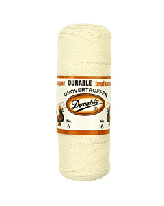 Durable Breikatoen Nr.6 kl.87 Ecru