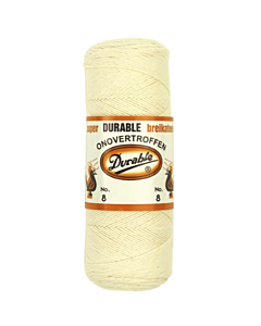 Durable Breikatoen Nr.8 kl.87 Ecru