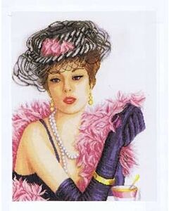 Borduurpakket Elegante dame van lanarte pn-0167129