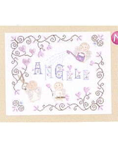 Engelen voornaam borduurpakket