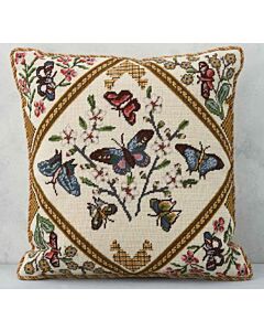 Ehrman borduurkussenpakket zomervlinders/English Summer Butterflies