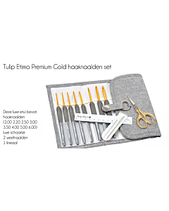 Tulip Etimo haaknaaldenset grijs 2 t/m 6mm