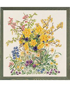 Eva Rosenstand Paas bloemen borduren 14-358