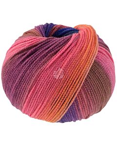 Lana Grossa Farfalla kleur 10 (rood/bruin/roze/paars)
