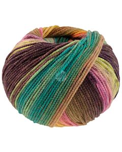 Lana Grossa Farfalla kleur 10 (rood/bruin/roze/paars)