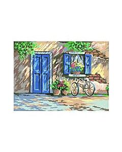  Voorbedrukte canvas uil om te borduren (stramien)