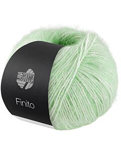 Lana Grossa Finito kleur 15 (zilvergrijs)