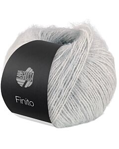 Lana Grossa Finito kleur 15 (zilvergrijs)
