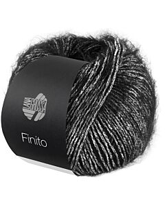 Lana Grossa Finito kleur 16 (zwart/wit)