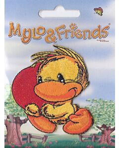 Mylo & Friends kuiken met hart applicatie