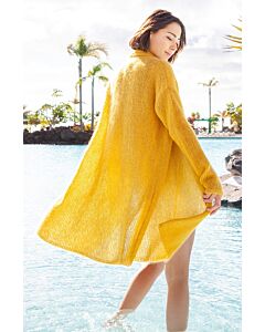 Lana Grossa Silkhair vest breien met staalkraag