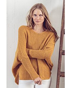 Lana Grossa Ecopuno vleermuis trui breien uit Lookbook Nr.8