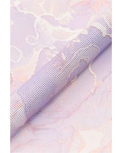 DMC Imprimé Aida Borduurstof 14ct 5.5 kruisje, kl.3836 afm. 38.1x45.7cm (paarse amethyst)