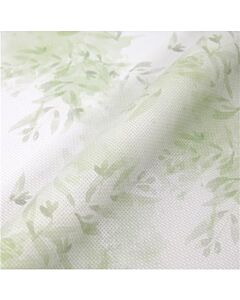 DMC Imprimé Aida Borduurstof 14ct 5.5 kruisje, kl.164 afm. 38.1x45.7cm (Groene blaadjes)