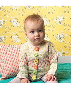 Breipakket baby jasje met borduurwerk van Phildar