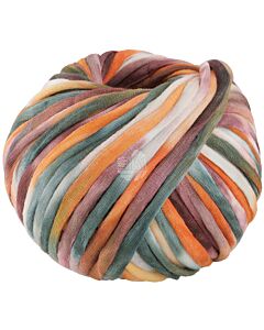 Lana Grossa Gelato kleur 14 (creme/groen/oranje/roodpaars)