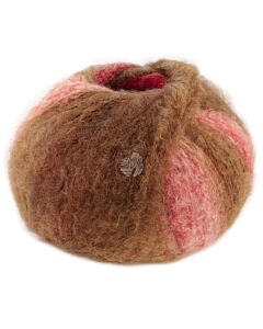 Lana Grossa Gigante kleur 5 (bruin/zalmroze)