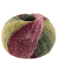 Lana Grossa Gigante kleur 10 (groen/bordeaux)