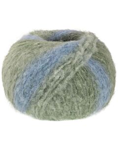 Lana Grossa Gigante kleur 16 (lichtgroen/lichtblauw)