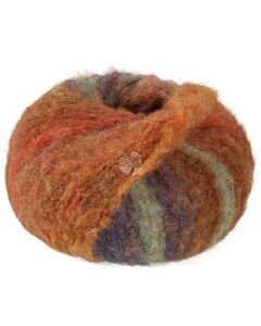 Lana Grossa Gigante Multi kleur 104 (beige/blauw/groen/roestbruin)
