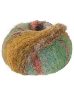 Lana Grossa Gigante Multi kleur 105 (beige/blauw/groen/rood/oranje)