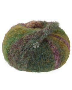 Lana Grossa Gigante Multi kleur 106 (groen/roze/paars)