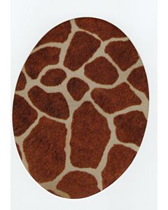 Kniestukken giraffe print opstrijkbaar