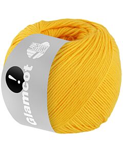 Lana Grossa Glamcot kleur 3 geel