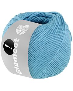 Lana Grossa Glamcot kleur 13 lichtblauw