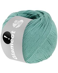Lana Grossa Glamcot kleur 14 ijsblauw