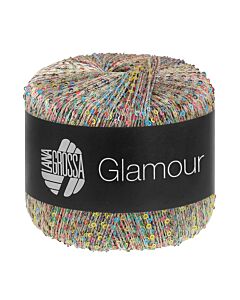 Lana Grossa Glamour kleur 23 (blauw)