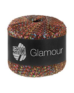 Lana Grossa Glamour kleur 23 (blauw)