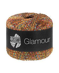 Lana Grossa Glamour kleur 23 (blauw)