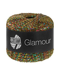 Lana Grossa Glamour kleur 106 (groen multi)