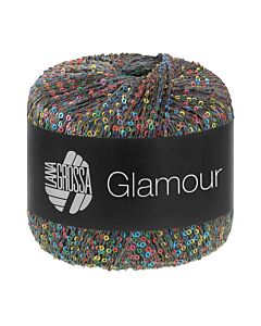 Lana Grossa Glamour kleur 106 (groen multi)