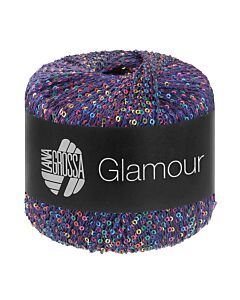 Lana Grossa Glamour kleur 109 (blauw multi)
