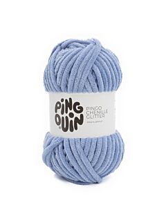 Pingouin Pingo Chenille glitter kl.Blue Lavande