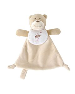 Kroeldoek beer met slab van dmc gn192 om te borduren