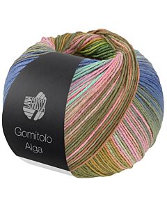 Lana Grossa Gomitolo Alga kleur 2022 (oranje/roze/groen)