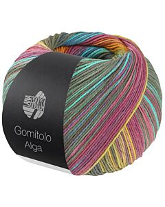 Lana Grossa Gomitolo Alga kleur 2026 (paars/roze/turquoise/groen)