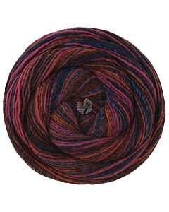 Lana Grossa Gomitolo Disegno kleur 521 grijs/rood