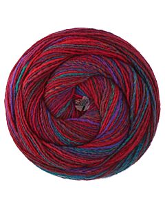 Lana Grossa Gomitolo Disegno kleur 521 grijs/rood