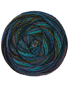 Lana Grossa Gomitolo Disegno kleur 528 zwart/blauw/groen/rood