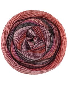 Lana Grossa Gomitolo Fumo kl.513 (zwart/paars/roze/oranje)